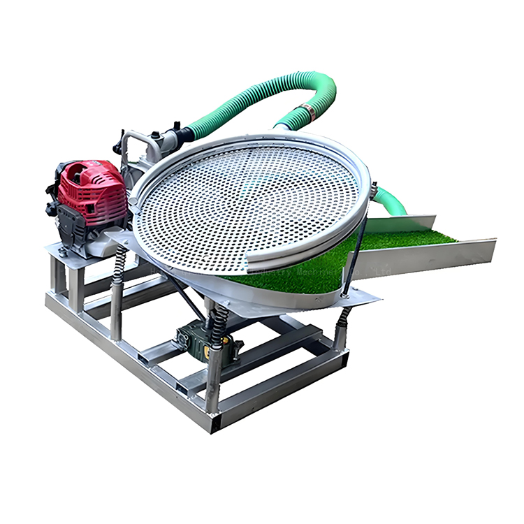 便携式迷你汽油自动洗金机小型振动河沙淘金机水闸箱